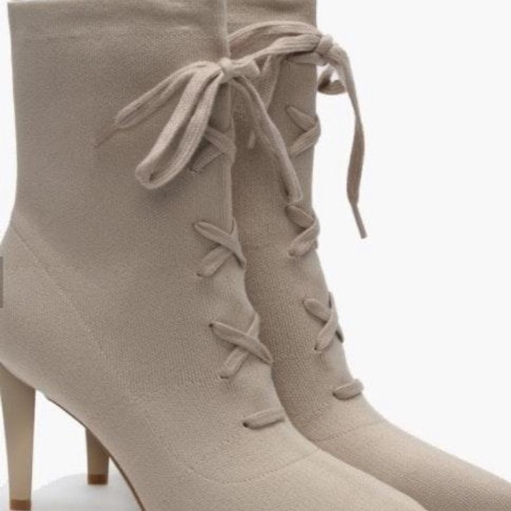 Kendall and Kylie Lace Up sock booties